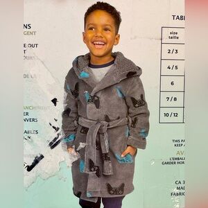 Boy 10/12 Pekkle Plush Robe Boys